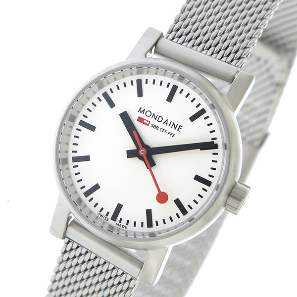 モンディーン MONDAINE エヴォ2 クオーツ レディース 腕時計 MSE.26110.SM ホワイト ホワイト